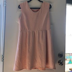 Peach & White Xhilaration dress